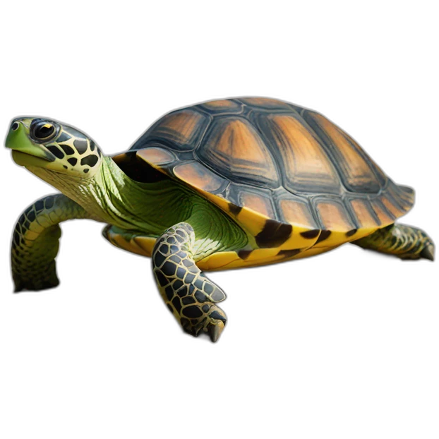 Lourtre sur tortue emoji
