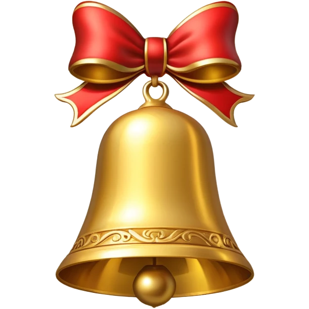 christmas bell emoji
