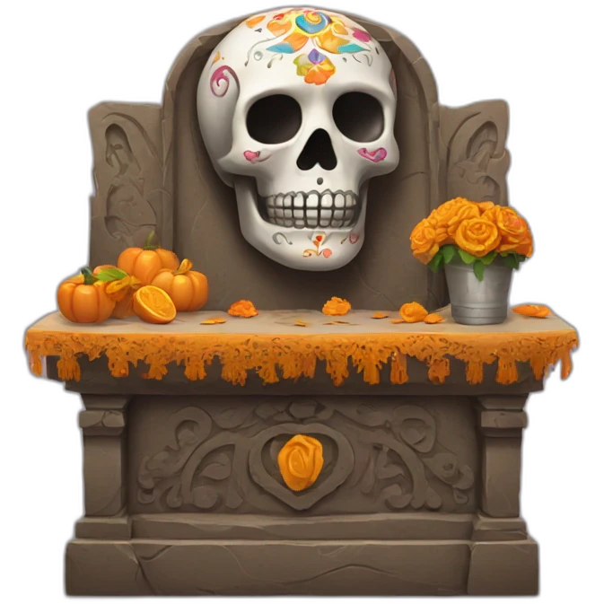 altar de muertos pan emoji