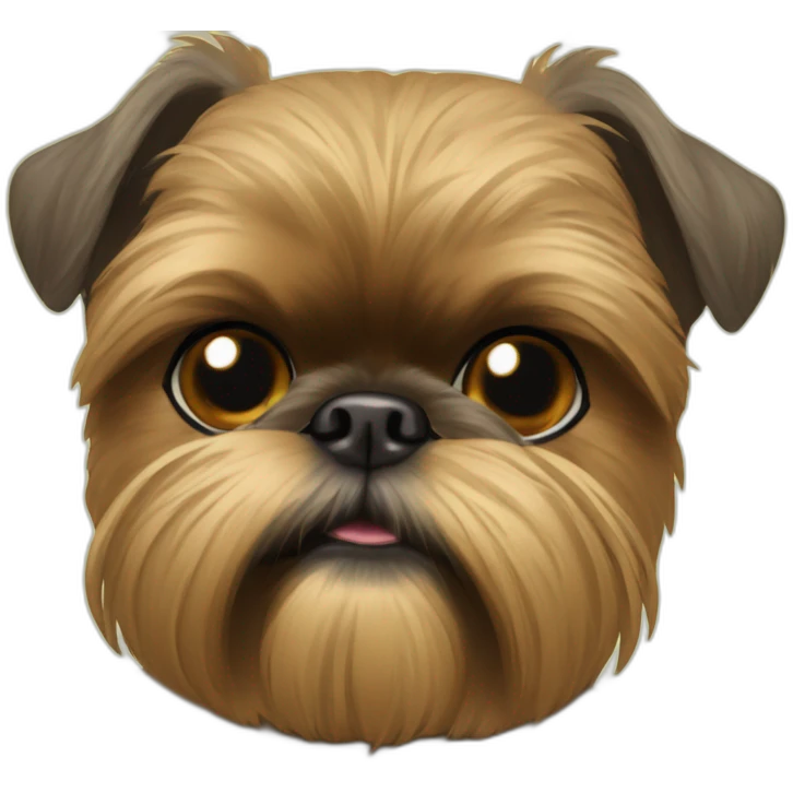 short-haired Brussels griffon emoji