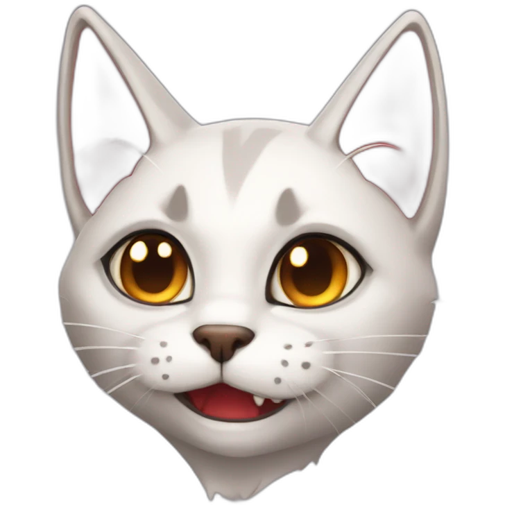 Vampire cat emoji