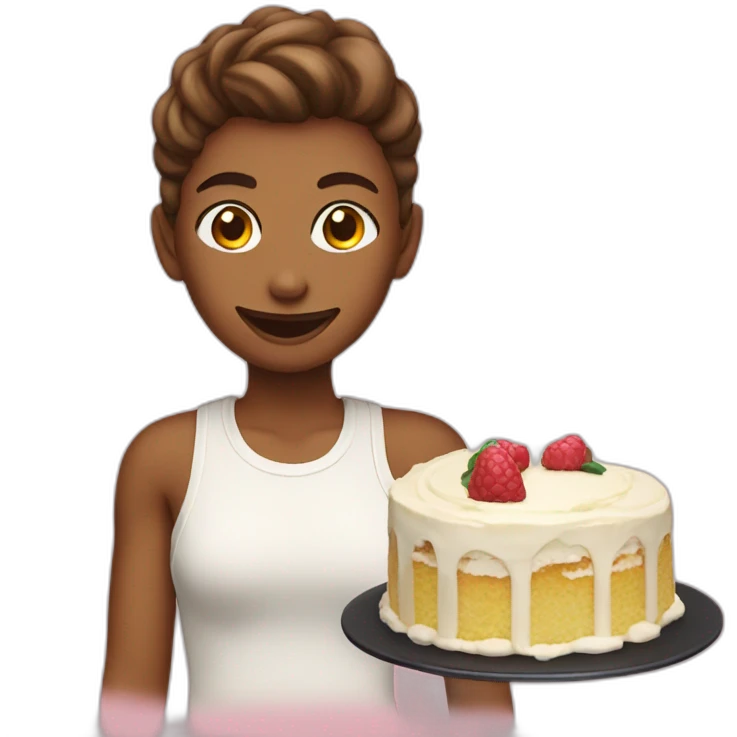 Vanilla bliss Cake emoji