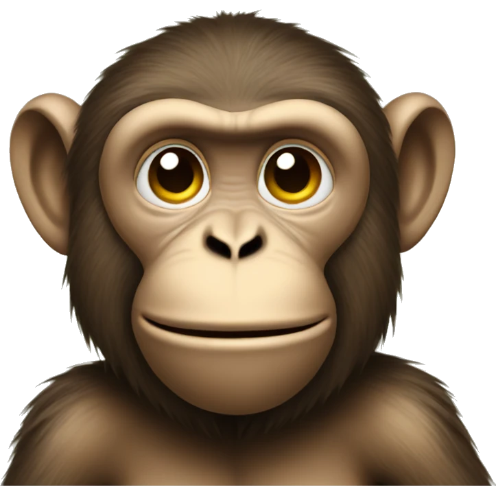 Monkey with iPhone  emoji
