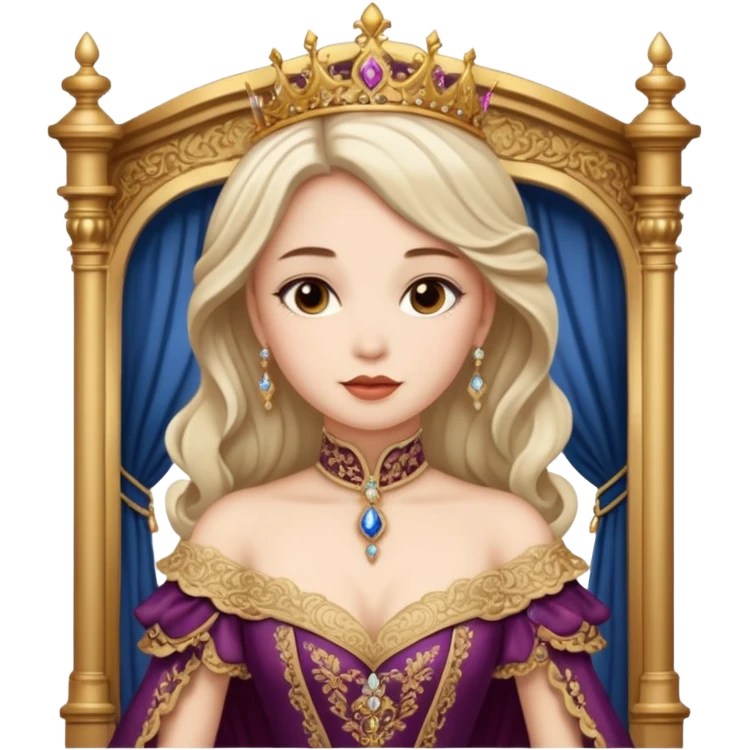 Character in Fairy Tale Beauty and Beast: Wardrobe Lady emoji