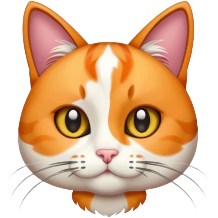 Calico cat wlh is drawing emoji