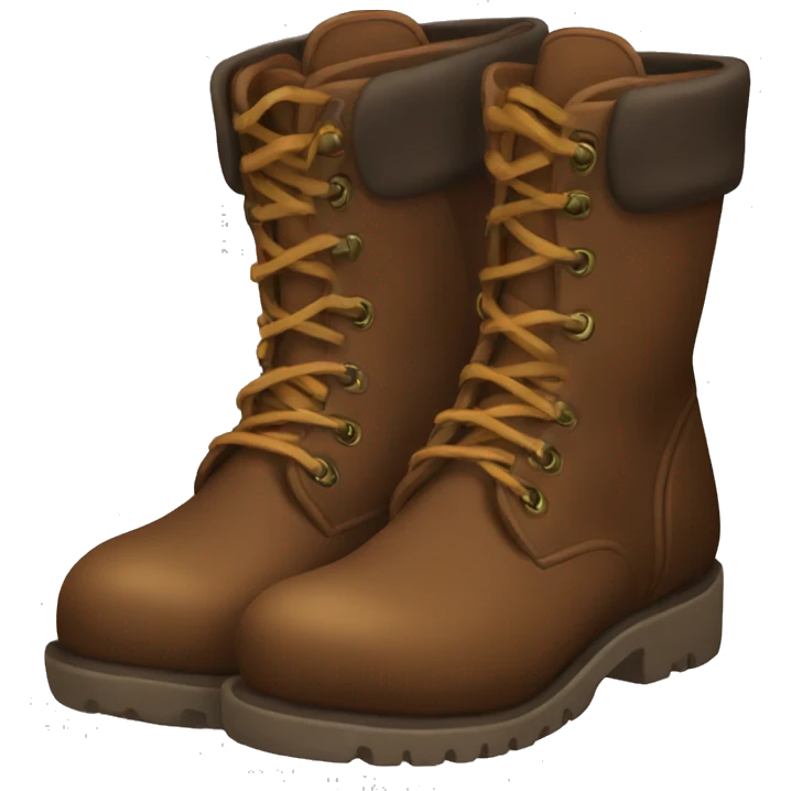 Brown boots emoji