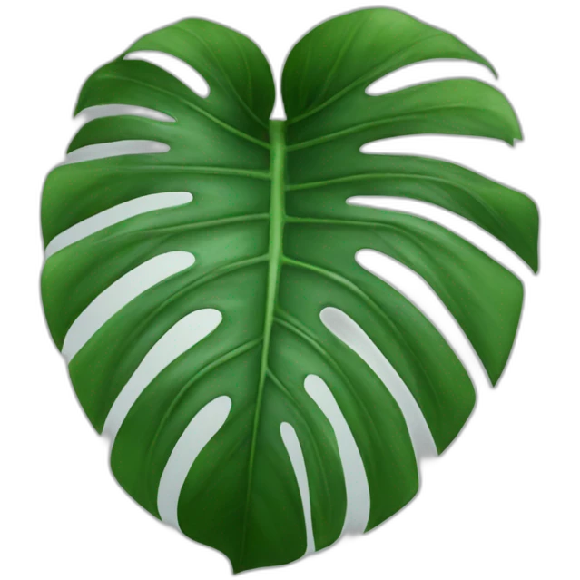 monstera leaf emoji
