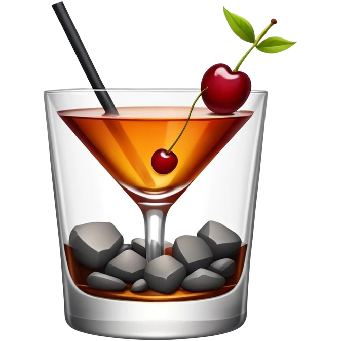 Manhattan cocktail emoji