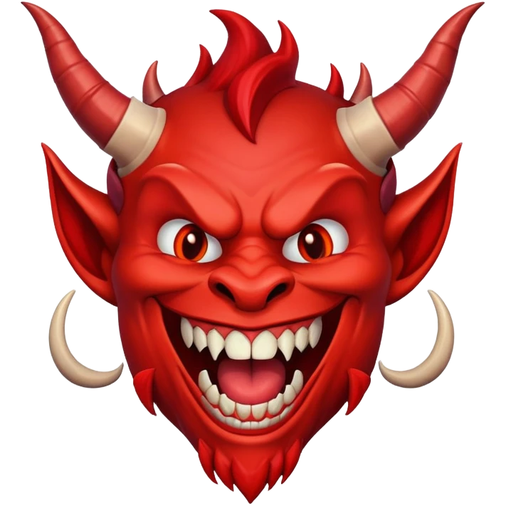 laughing devil emoji