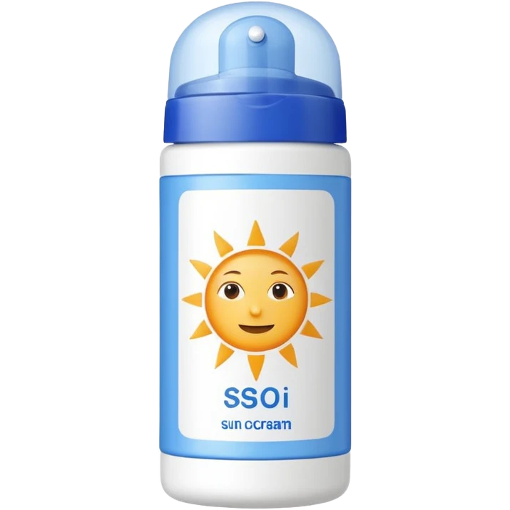 sun cream bottle emoji