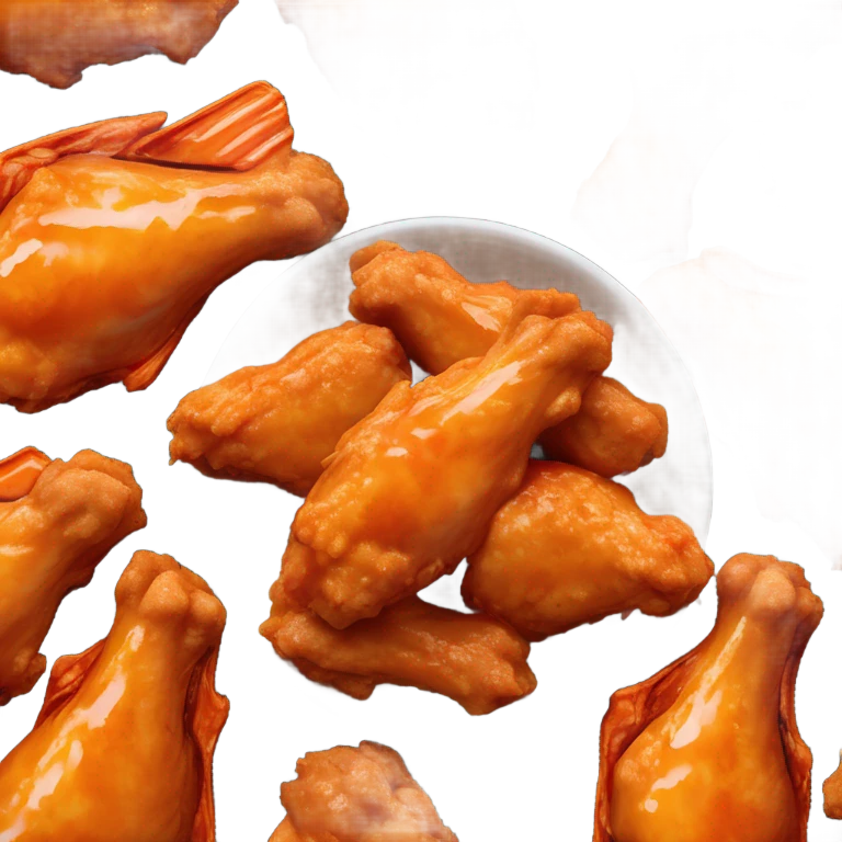 Buffalo chicken emoji