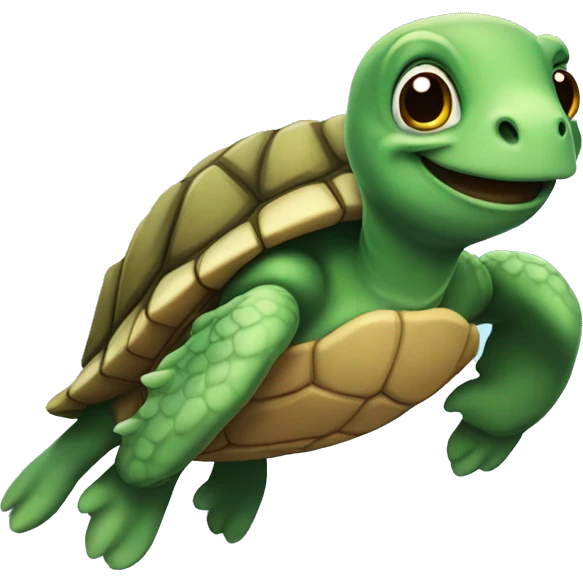 Flying turtle  emoji