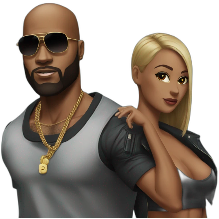 Kaaris et booba emoji