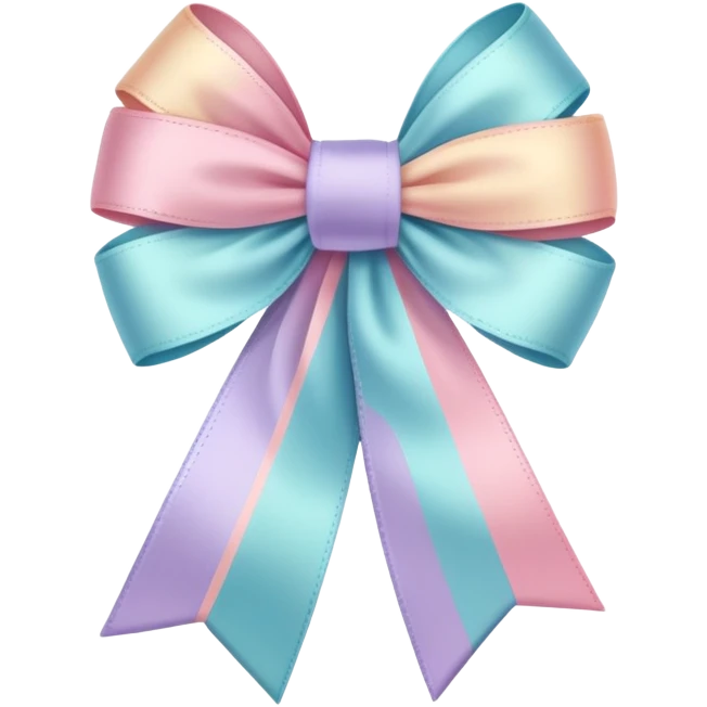 A pretty ribbon  emoji