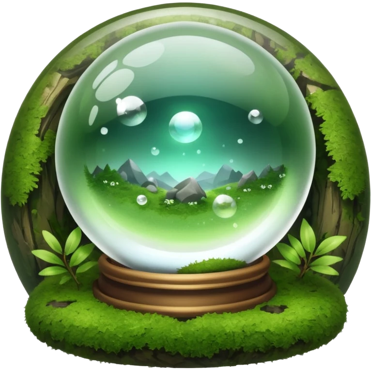 I want an emoji to use for mental wellness in a mystical setting. I want to reference an object that symbolizes the term "Clarity Seeker". It should be relaxing and calm in nature. Not a person, a symbol emoji