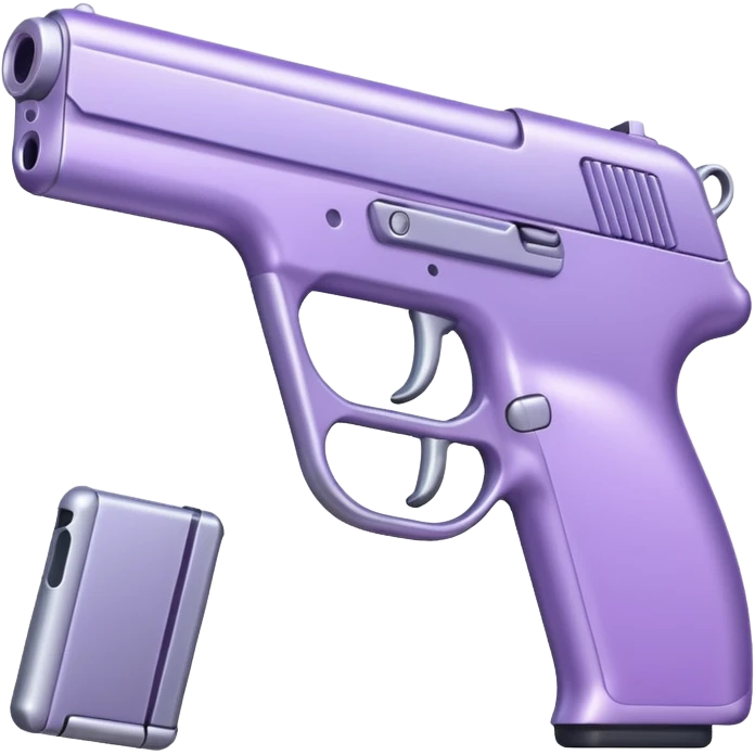 Pale purple gun emoji
