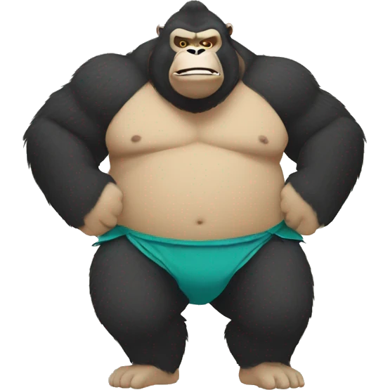 Sumo gorilla emoji