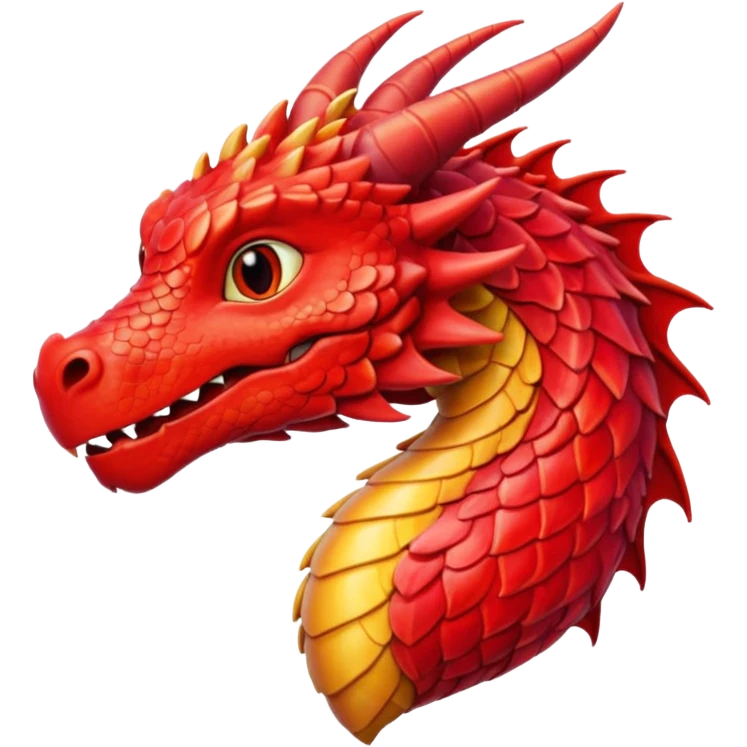 Dragon form heart emoji