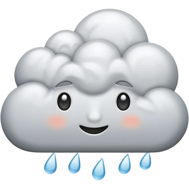 rainy white Cloud emoji