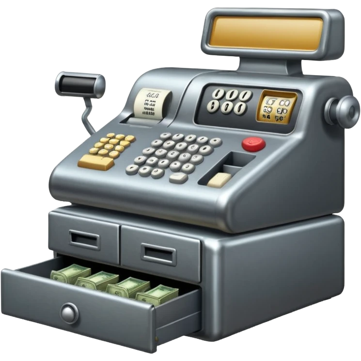 cash register emoji