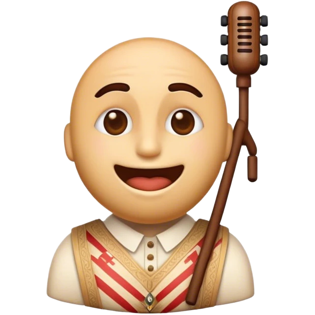 Cinematic Realistic Klapa Music Pop Culture Emoji, depicted with a soulful portrayal of traditional Croatian vocal music rendered with delicate textures and warm, cultural lighting. emoji