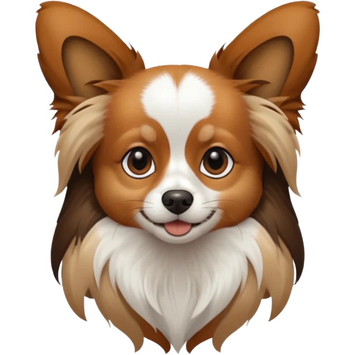 dog papillon emoji