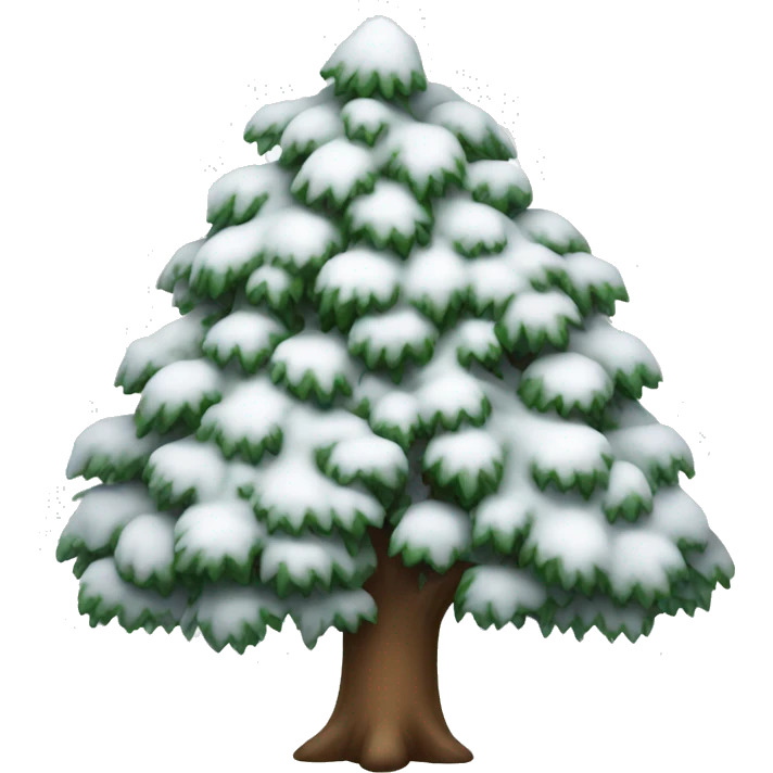 Snow tree emoji