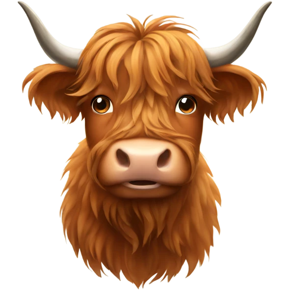 Highland cow emoji