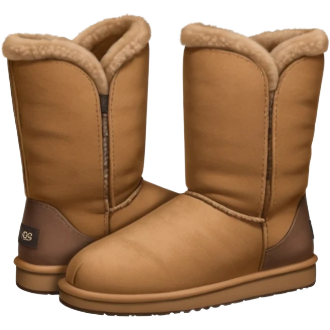 pair of comfy furry low uggs emoji