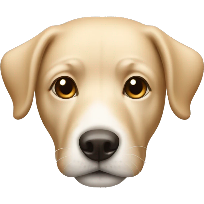 beige dog emoji