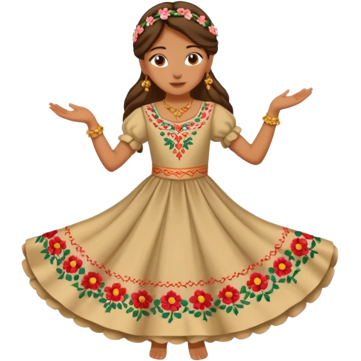 spain girl dance emoji
