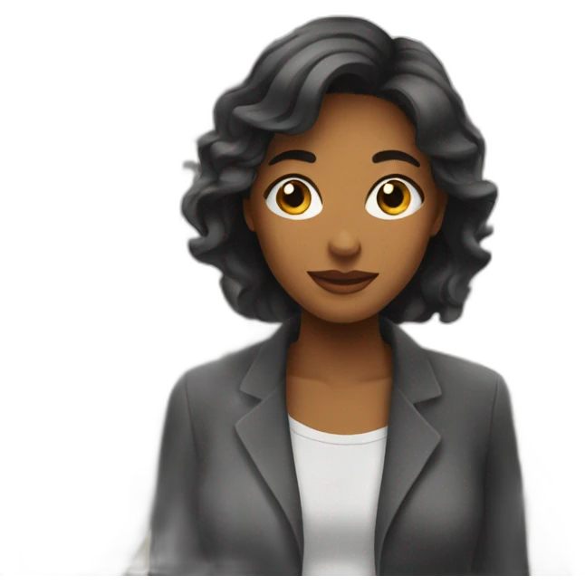 woman into the train emoji