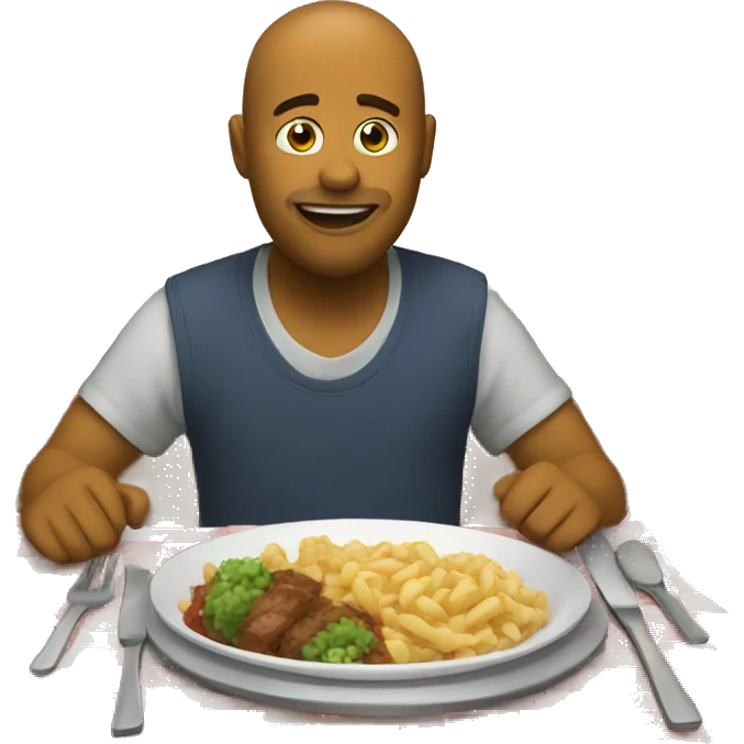 Eating dinner  emoji