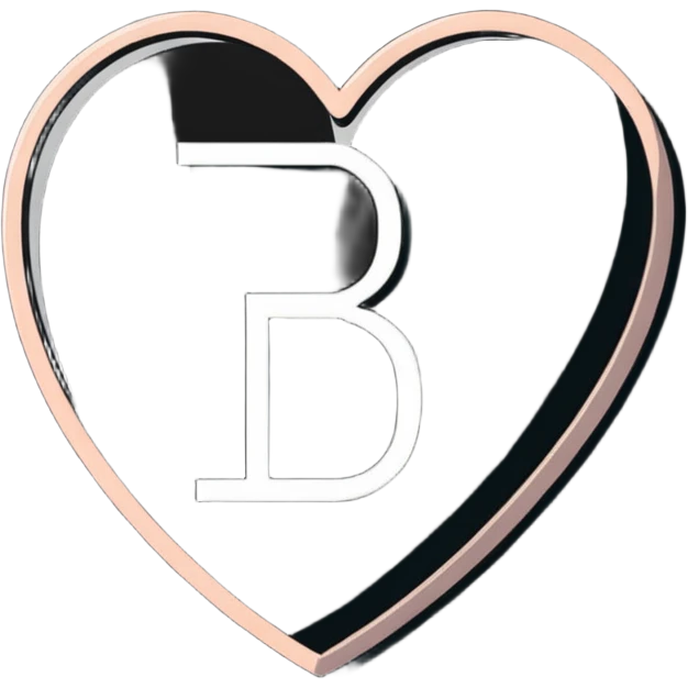 heart with the letter B inside emoji