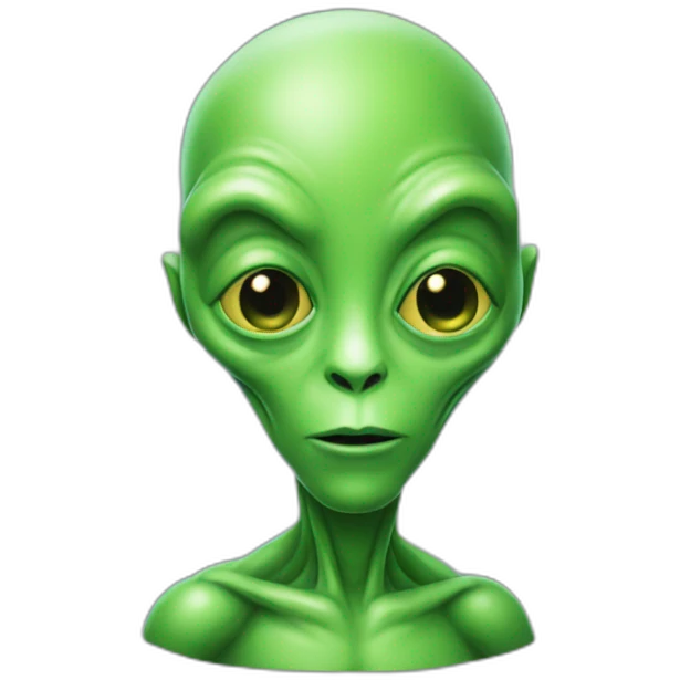 green alien emoji