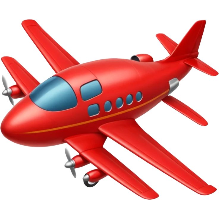 RED AEROPLANE emoji