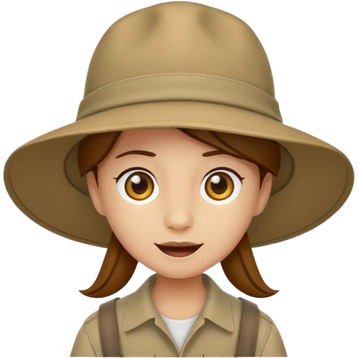 safari hat emoji