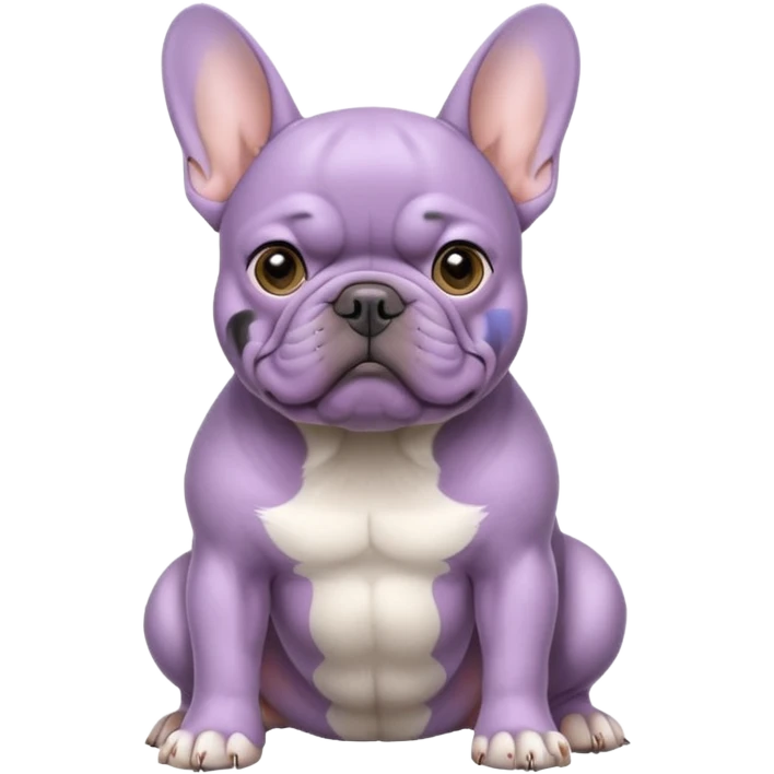 lilac frenchie emoji