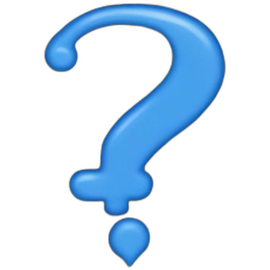 Blue check mark emoji