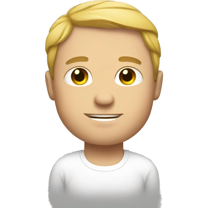 WHITE GUY RELAX emoji
