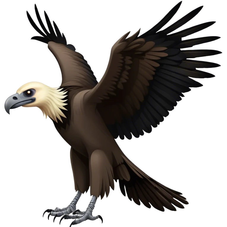 Vulture WINGS WIDE OPEN emoji