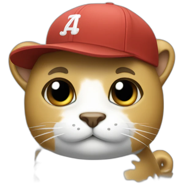 GitHub Octocat wearing a baseball cap emoji