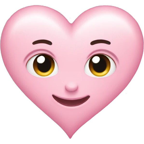 light pink heart  emoji