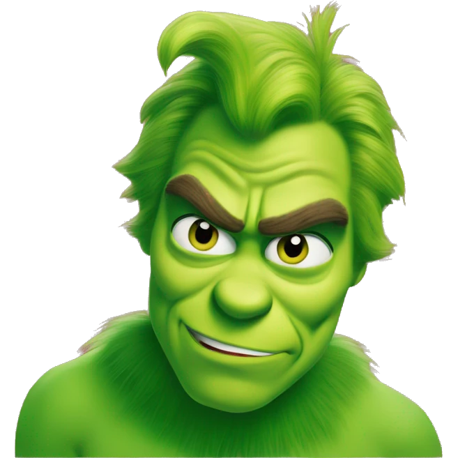 henry cavill as grinch emoji