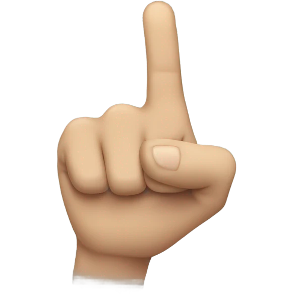 hand pointing emoji
