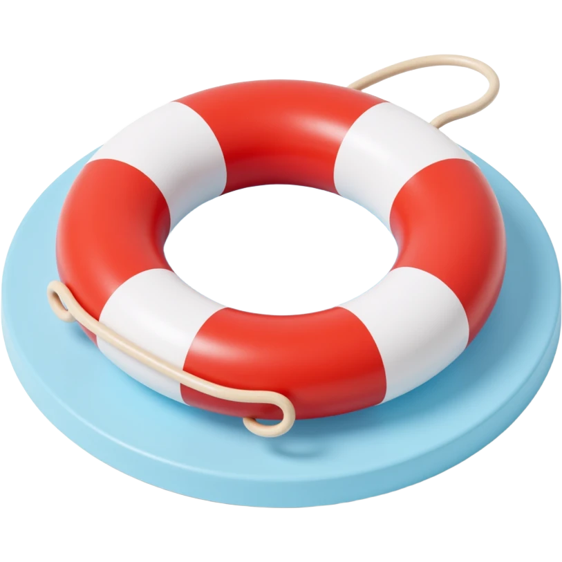 2d flat lifebuoy emoji
