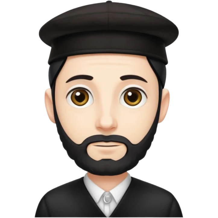 Jewish man with Jewish hat emoji