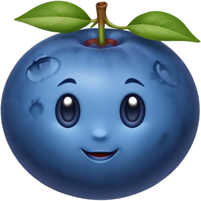 blue fruit emoji