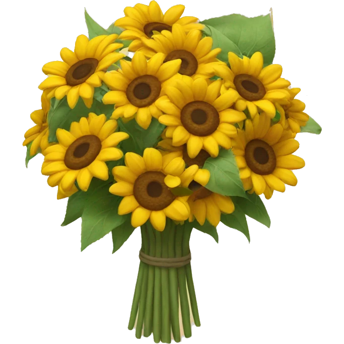 Sunflower Bouquet  emoji