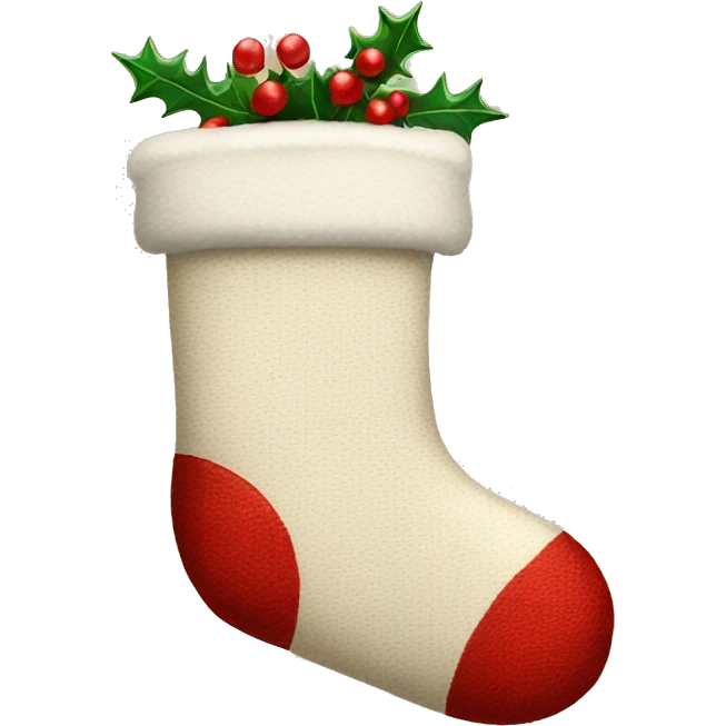 A cozy Christmas stocking filled with little surprises emoji
